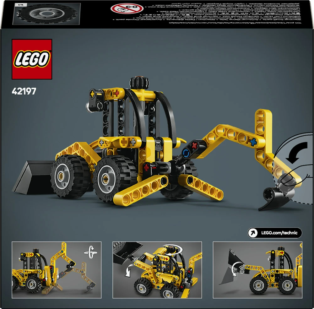 LEGO® Technic Ekskavatorius-krautuvas Statybų žaislas Transporto priemonė 42197