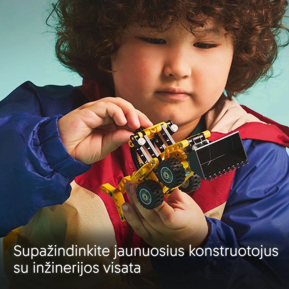 LEGO® Technic Ekskavatorius-krautuvas Statybų žaislas Transporto priemonė 42197
