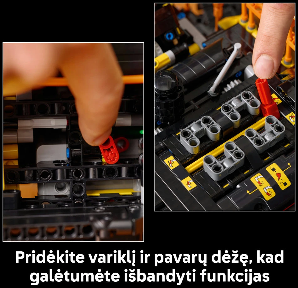 LEGO Technic Ekskavatorius Volvo EC500 Hybrid 42215