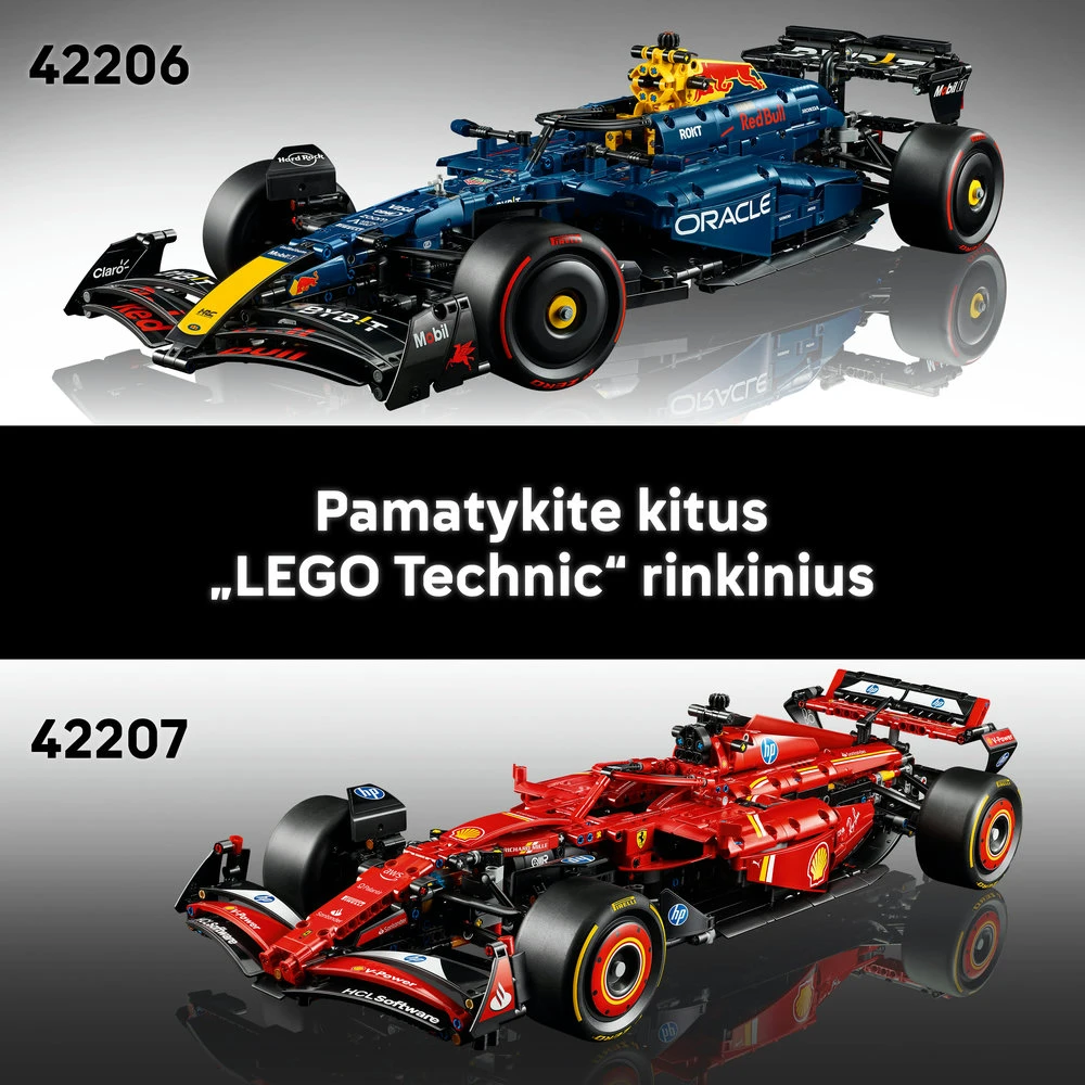 LEGO® Technic F1 automobilis Oracle Red Bull Racing RB20 (42206)