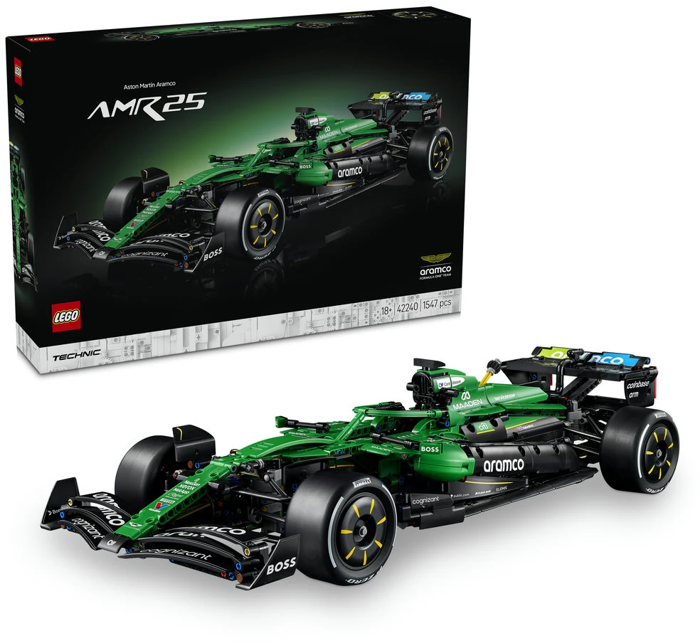 LEGO® Technic F1® bolidas „Aston Martin Aramco AMR25“ 42240