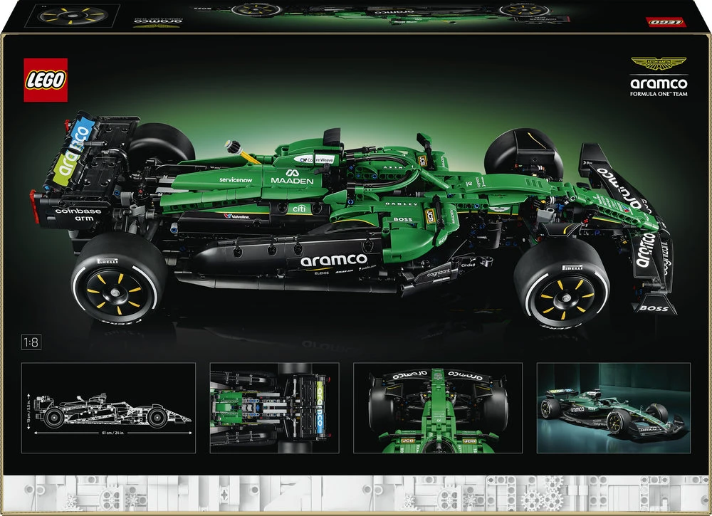 LEGO® Technic F1® bolidas „Aston Martin Aramco AMR25“ 42240