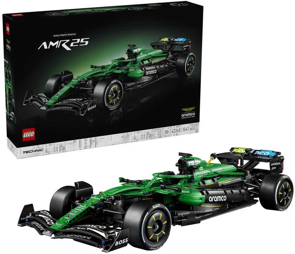 LEGO® Technic F1® bolidas „Aston Martin Aramco AMR25“ 42240
