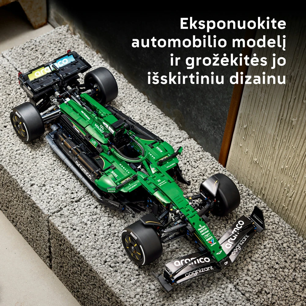 LEGO® Technic F1® bolidas „Aston Martin Aramco AMR25“ 42240
