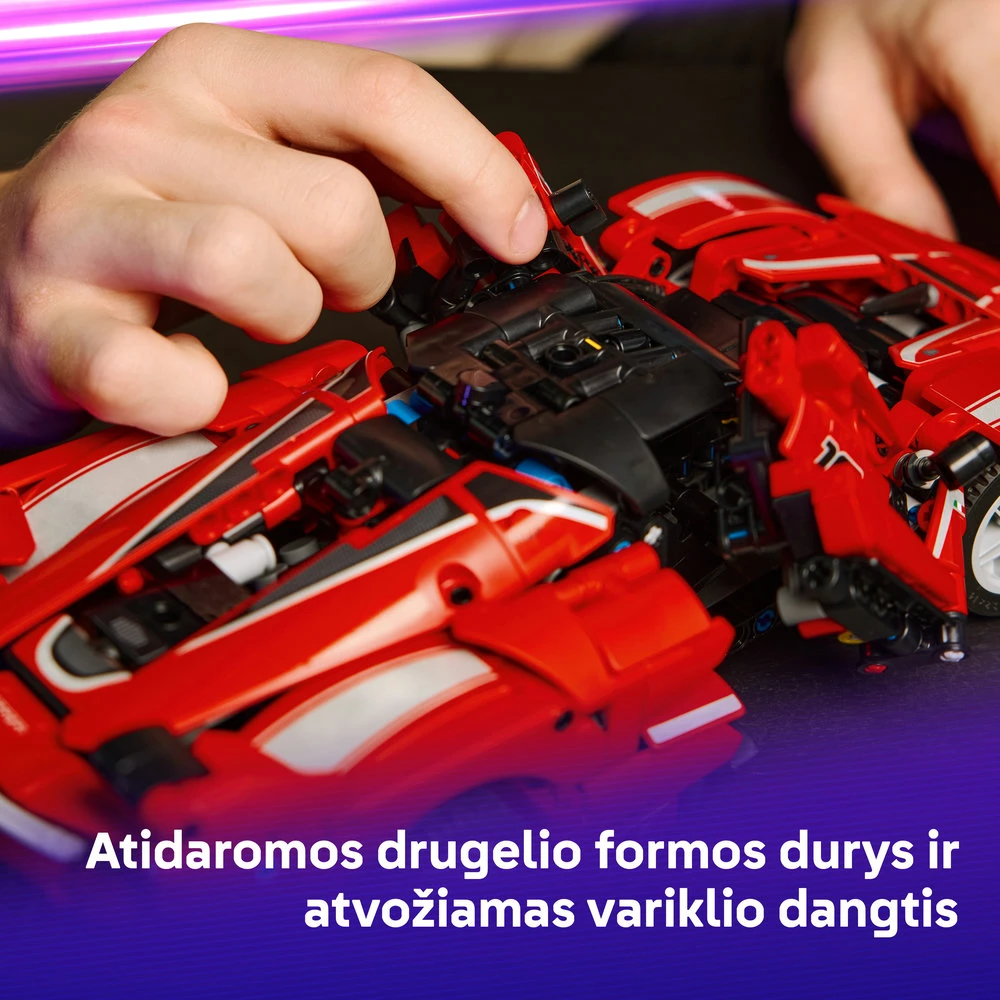 LEGO® Technic Ferrari FXX K Modelis STEM žaislas 42212