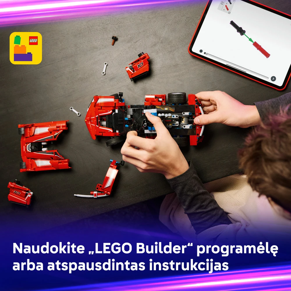 LEGO® Technic Ferrari FXX K Modelis STEM žaislas 42212