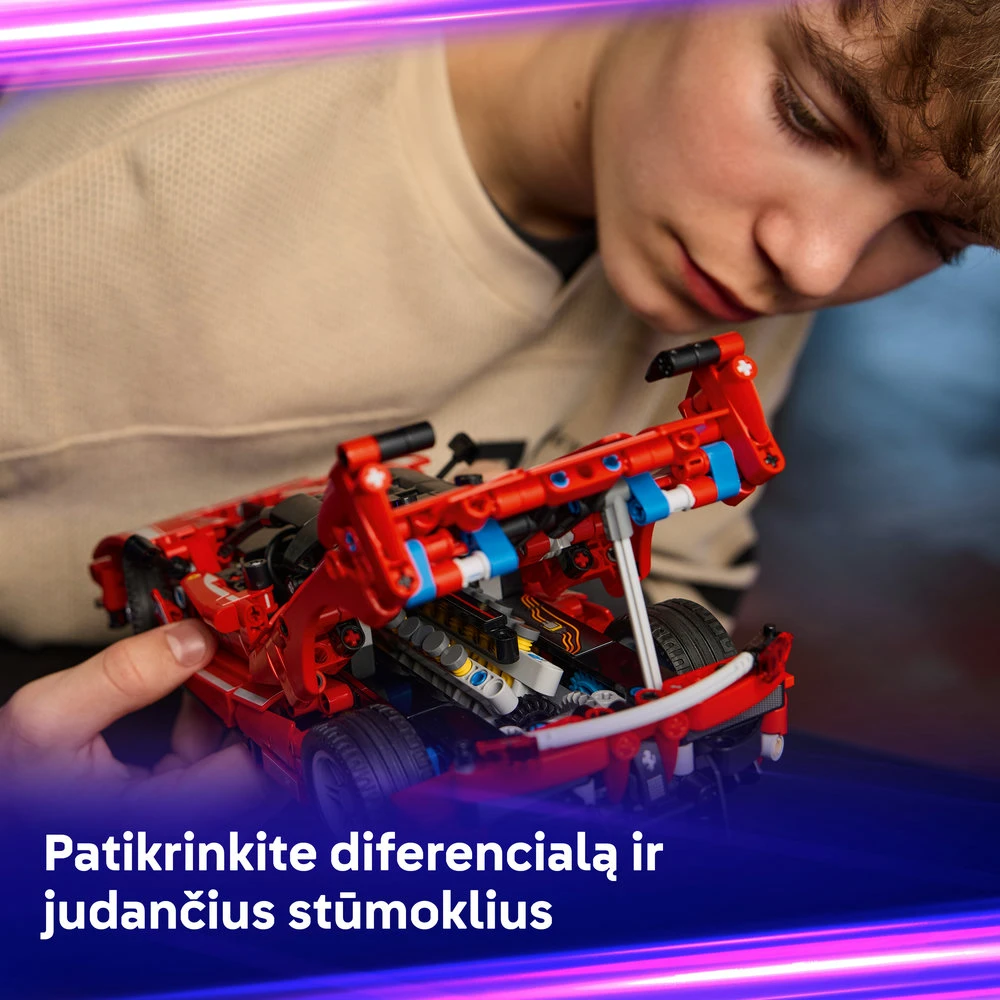 LEGO® Technic Ferrari FXX K Modelis STEM žaislas 42212