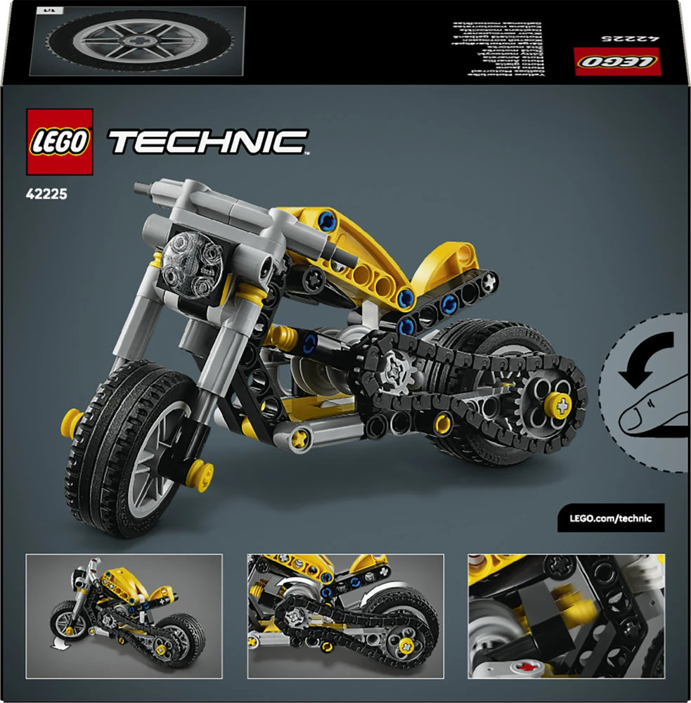 LEGO®Technic Geltonas motociklas, 42225