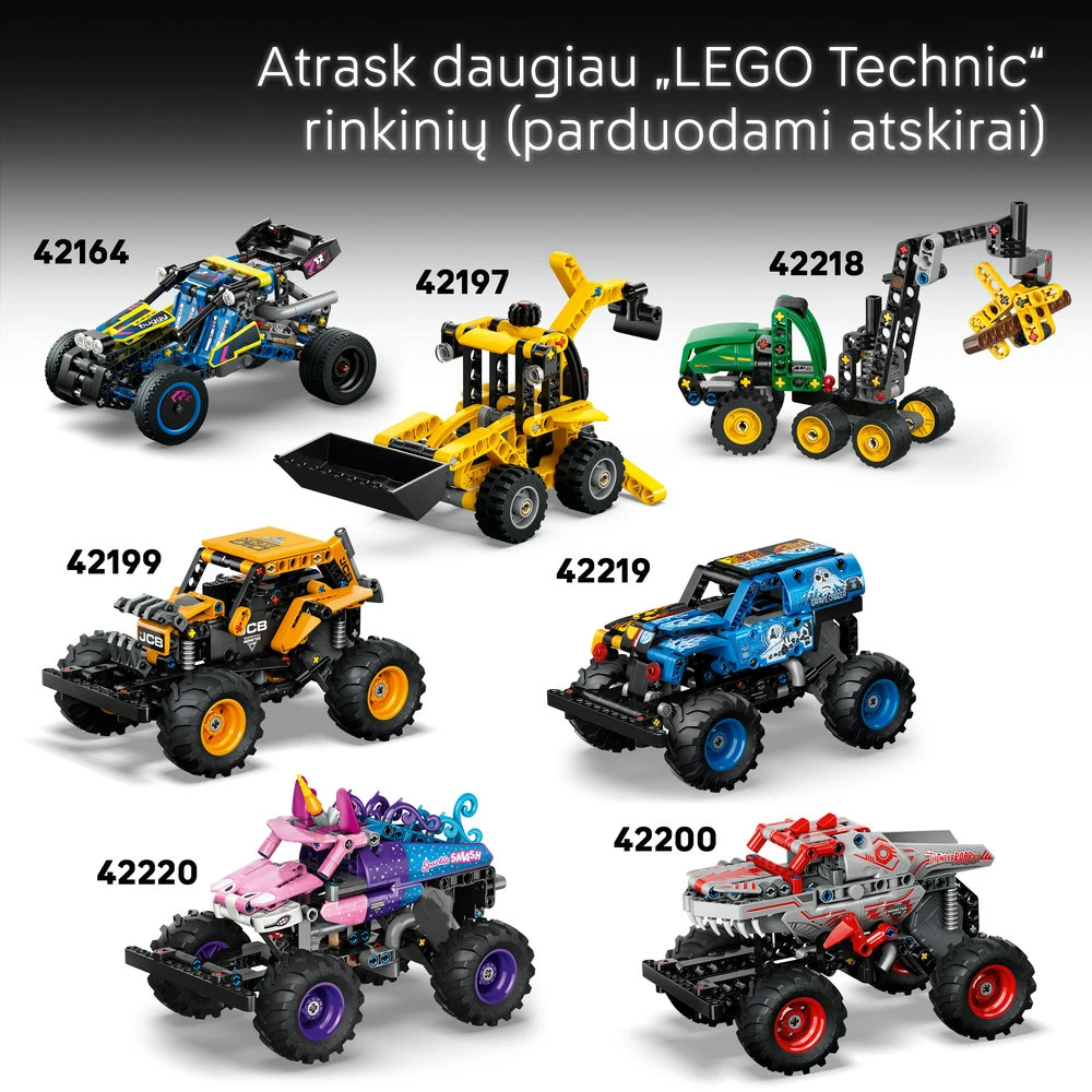 LEGO®Technic Geltonas motociklas, 42225