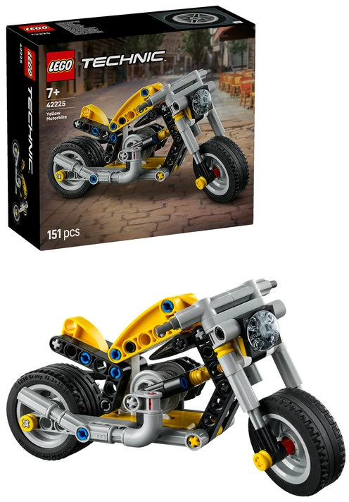 LEGO®Technic Geltonas motociklas, 42225