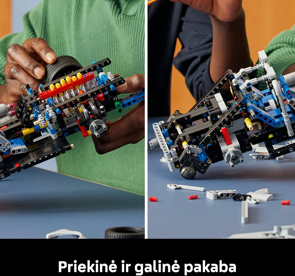 LEGO® Technic „Greiti ir įsiutę 2“ Nissan Skyline GT-R (R34) automobilis (42210)