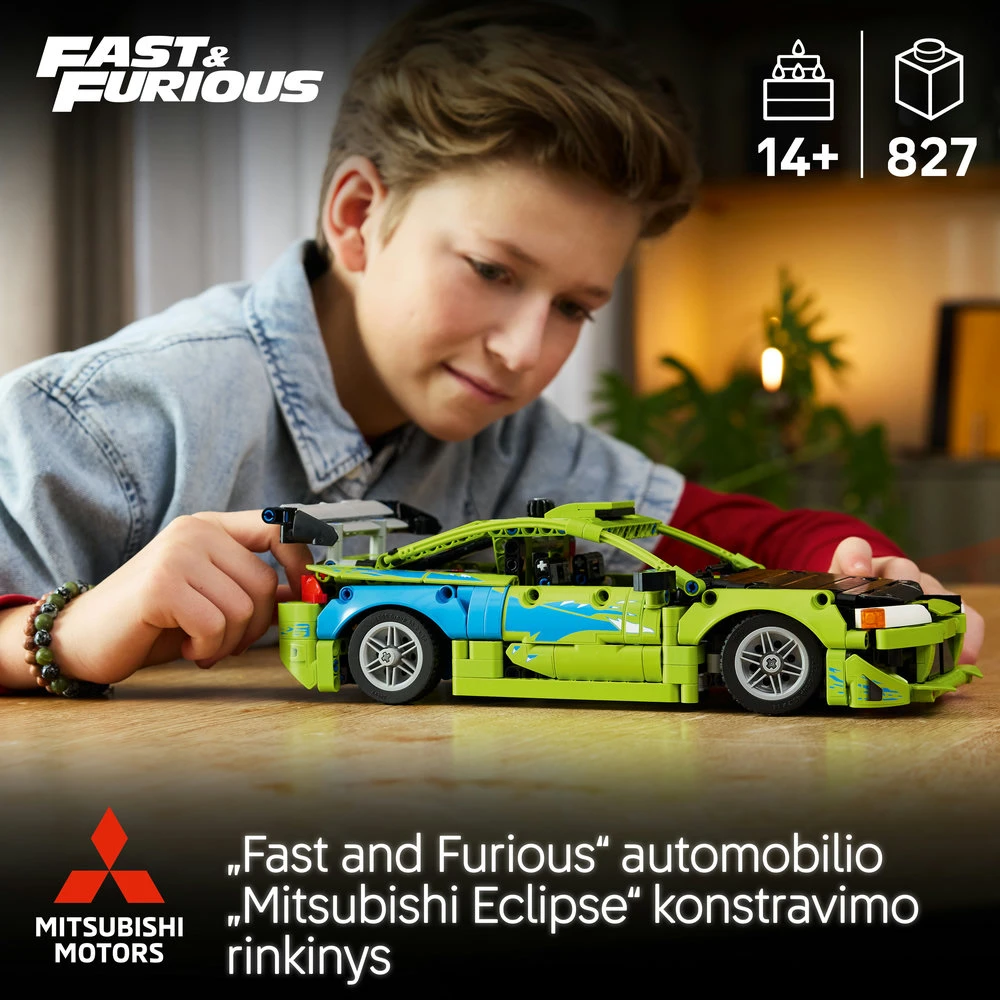 LEGO® Technic „Greiti ir įsiutę“ automobilis „Mitsubishi Eclipse“ 42229