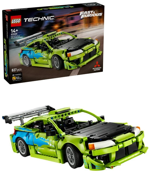 LEGO® Technic „Greiti ir įsiutę“ automobilis „Mitsubishi Eclipse“ 42229