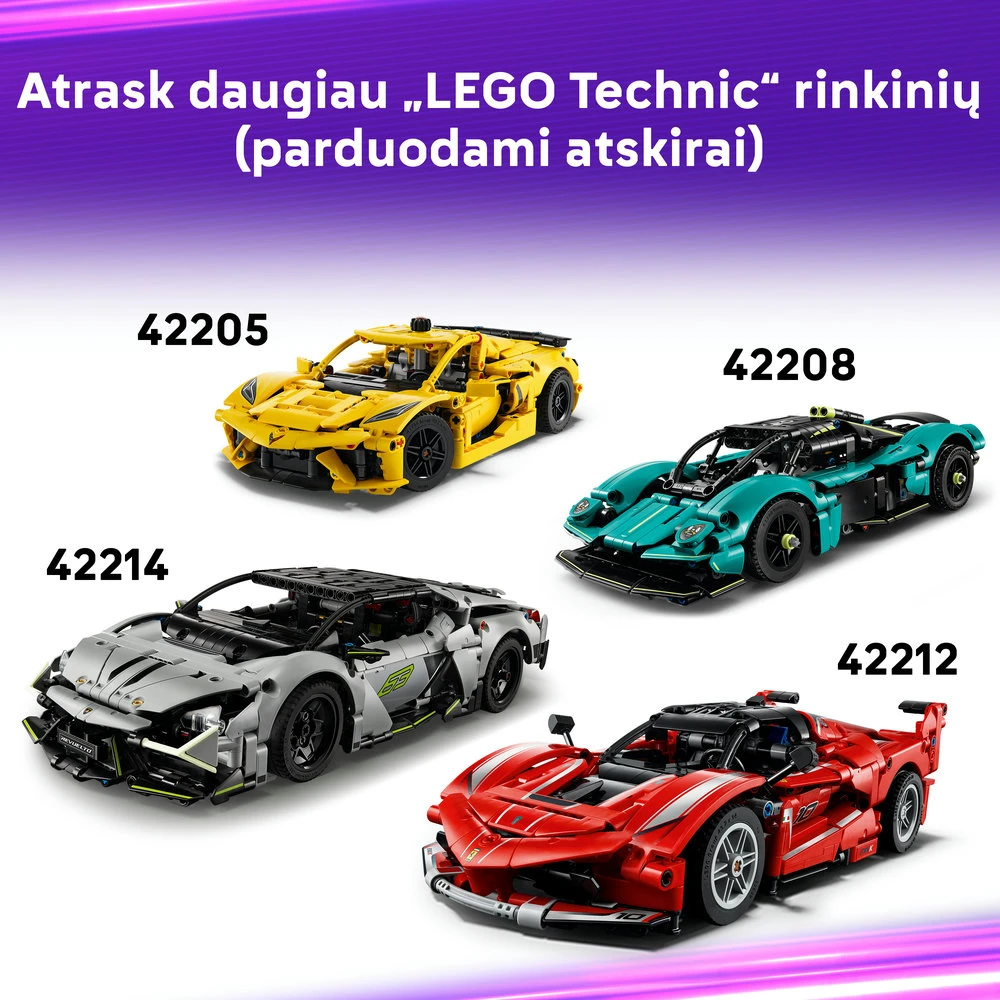 LEGO® Technic Hiperautomobilis „Bugatti Chiron Pur Sport“ 42222