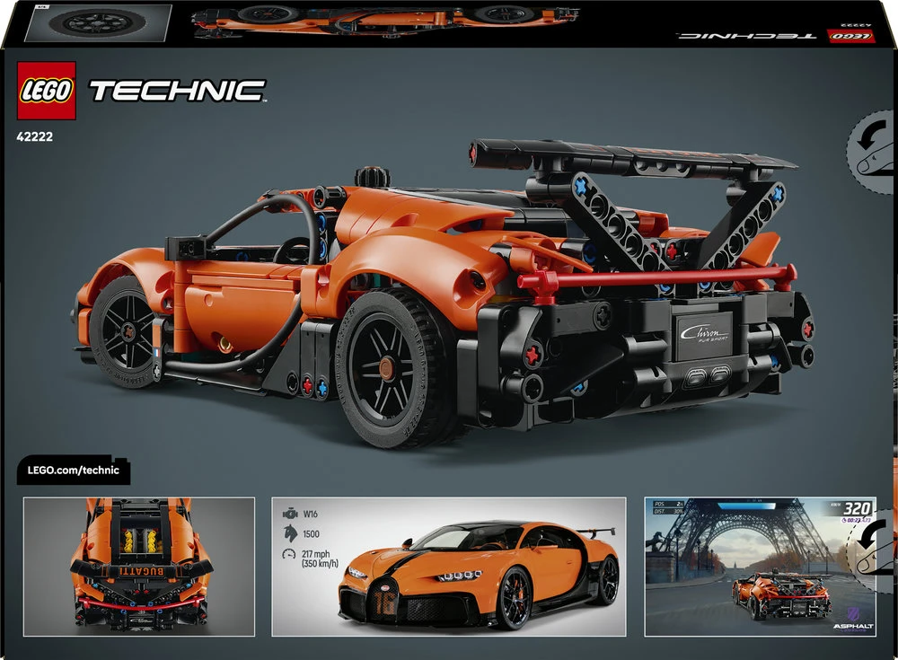 LEGO® Technic Hiperautomobilis „Bugatti Chiron Pur Sport“ 42222
