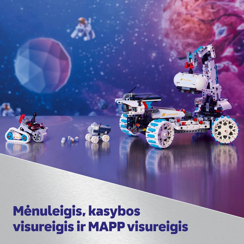 LEGO Technic Kosminė transporto priemonė „Lunar Outpost™“ mėnuleigis 42211