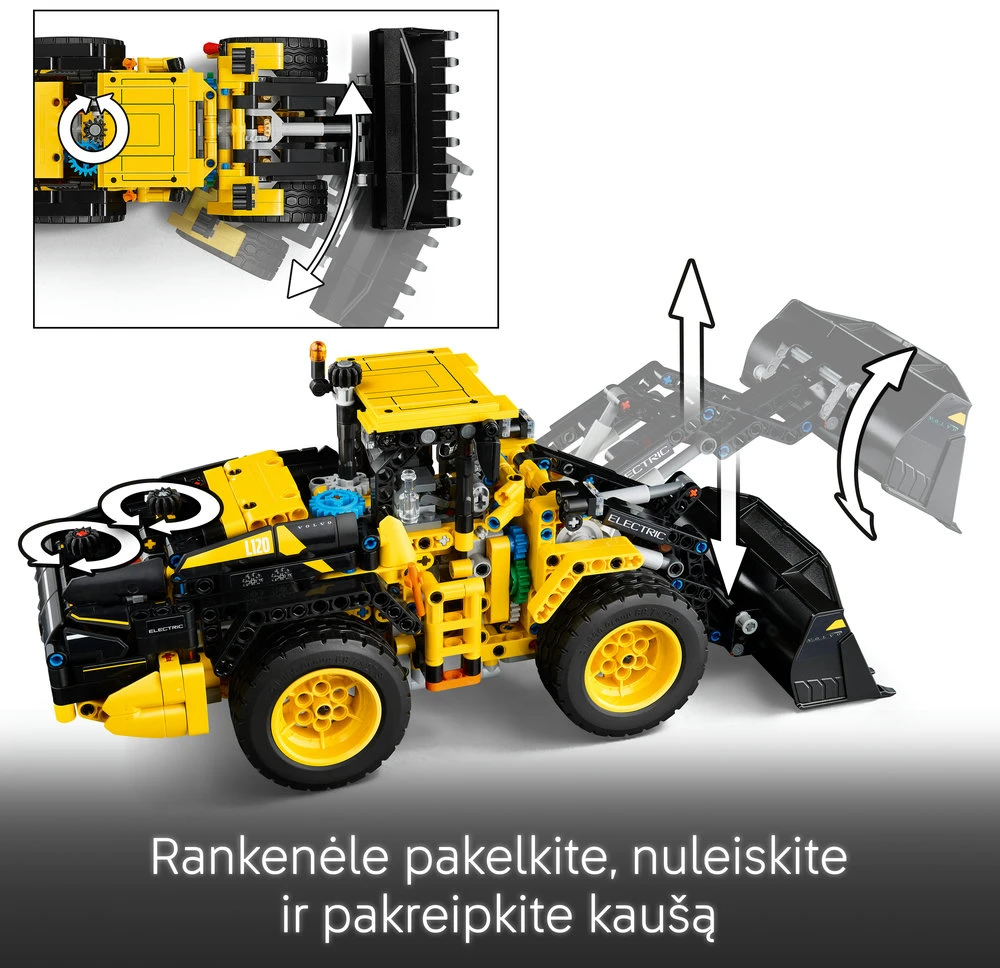 LEGO® Technic Krautuvas Volvo L120 Electric (42209)