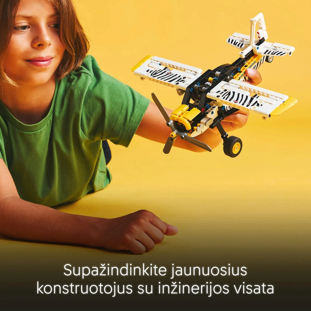 LEGO® Technic Krūmynų lėktuvas Orlaivis Dovana vaikams 42198