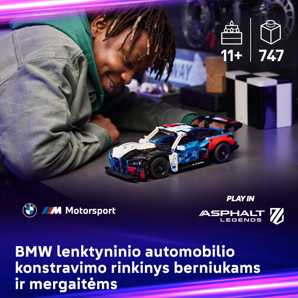 LEGO® Technic Lenktyninis automobilis „BMW M4 GT3 EVO“, 42226