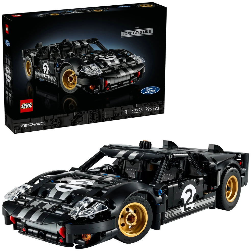 LEGO® Technic Lenktyninis automobilis 1966 Ford GT40 MKII 42223