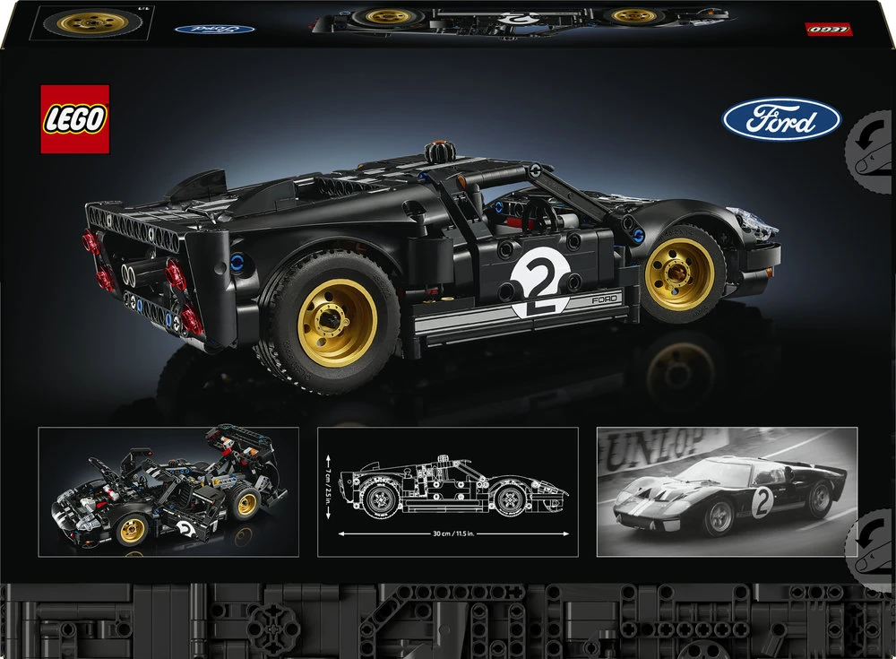 LEGO® Technic Lenktyninis automobilis 1966 Ford GT40 MKII 42223