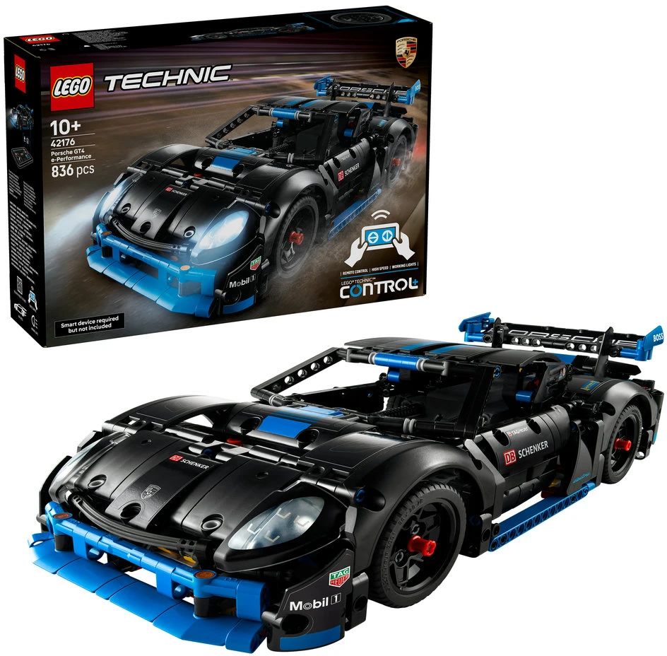 LEGO® Technic Lenktyninis automobilis Porsche GT4 e-Performance (42176)
