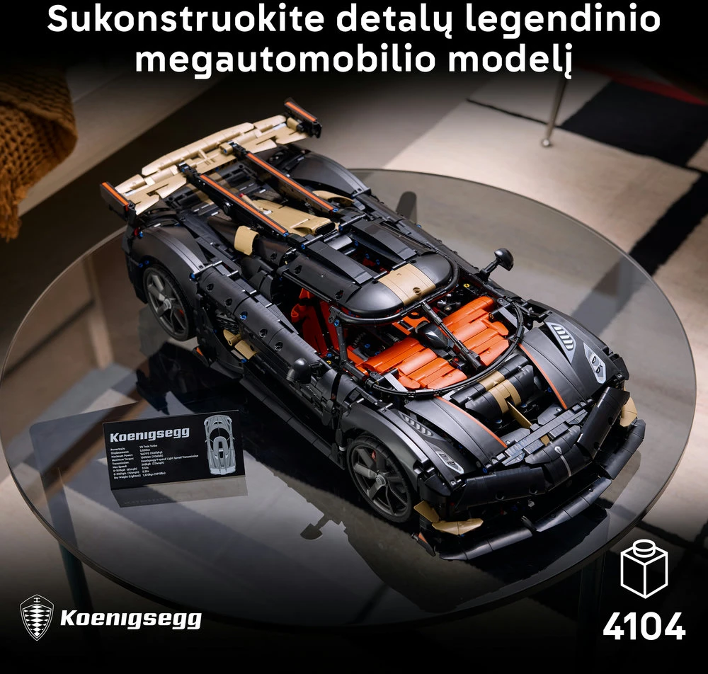 LEGO® Technic Megaautomobilis „Koenigsegg Sadair's Spear“ 42232