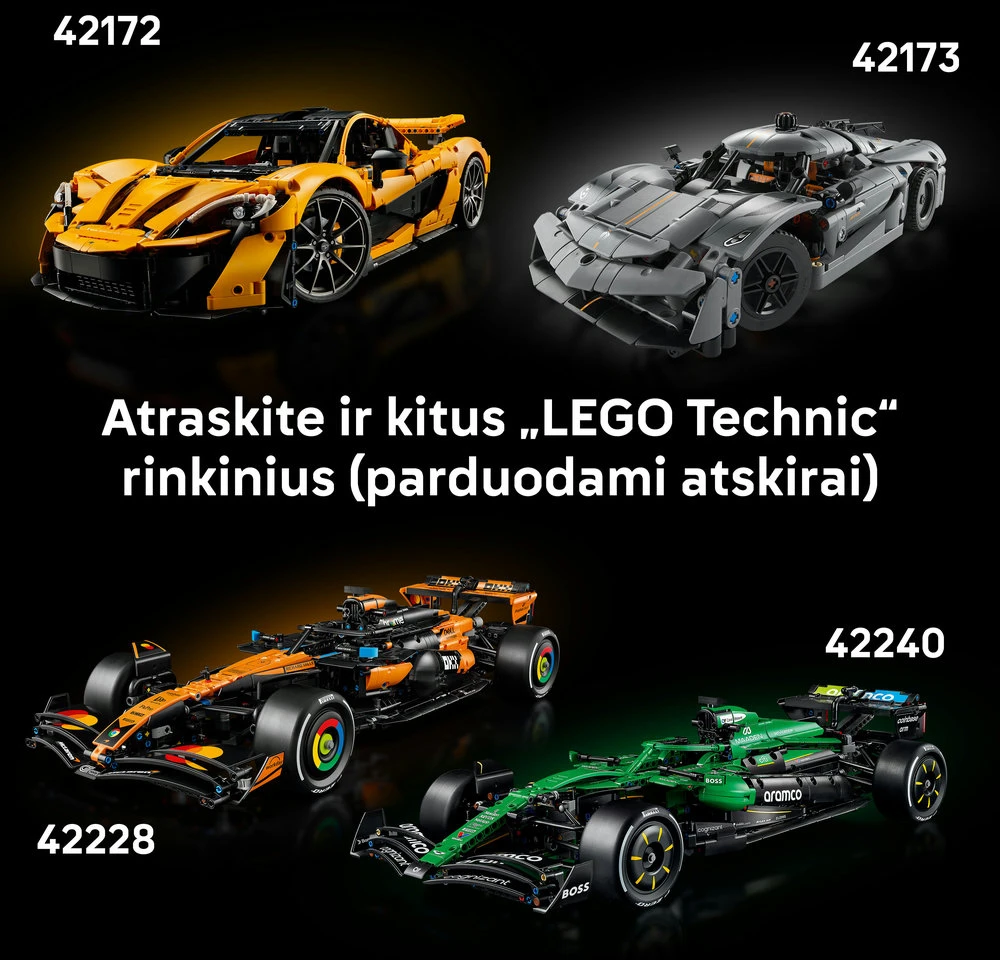 LEGO® Technic Megaautomobilis „Koenigsegg Sadair's Spear“ 42232