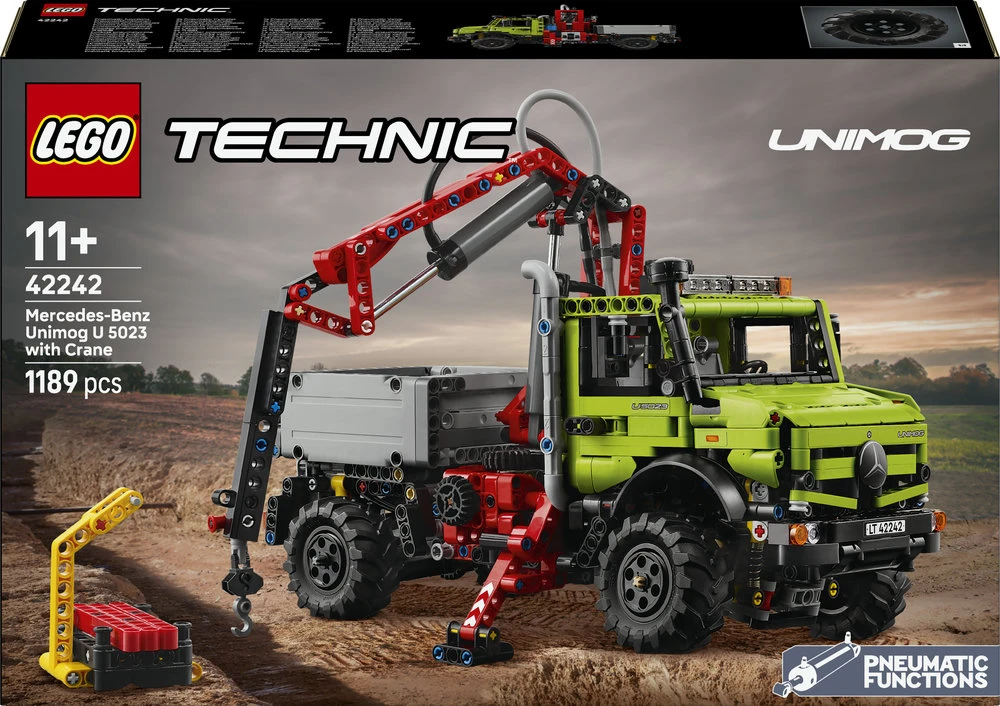 LEGO® Technic „Mercedes-Benz Unimog U 5023“ su gerve 42242