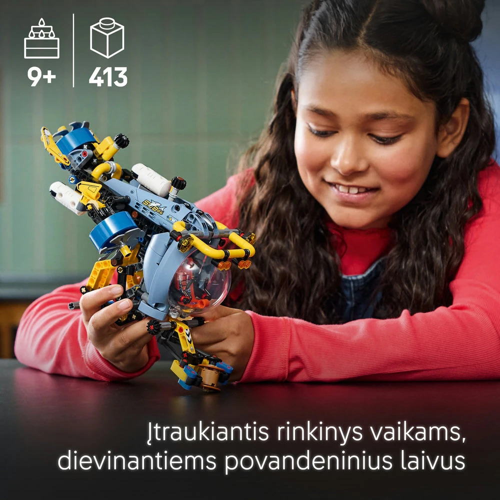 LEGO® Technic Mokslinių tyrimų povandeninis laivas (42201)
