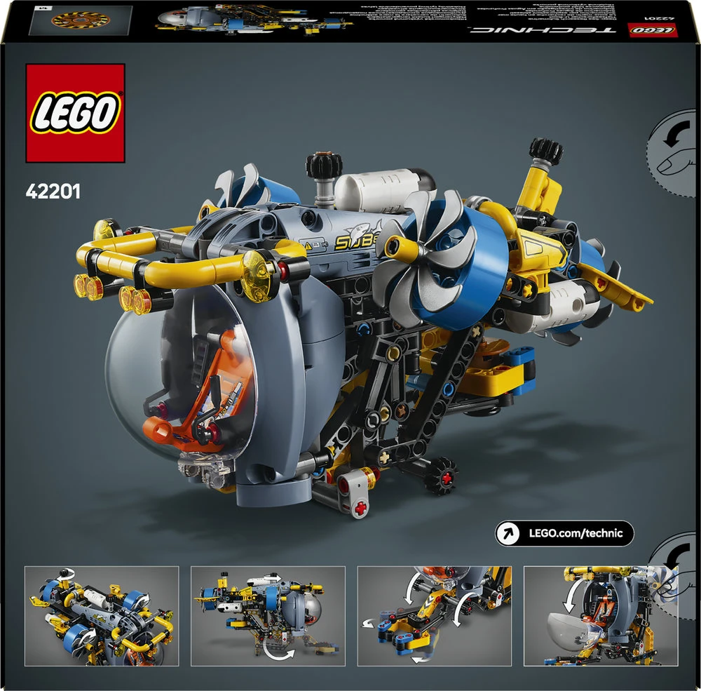 LEGO® Technic Mokslinių tyrimų povandeninis laivas (42201)