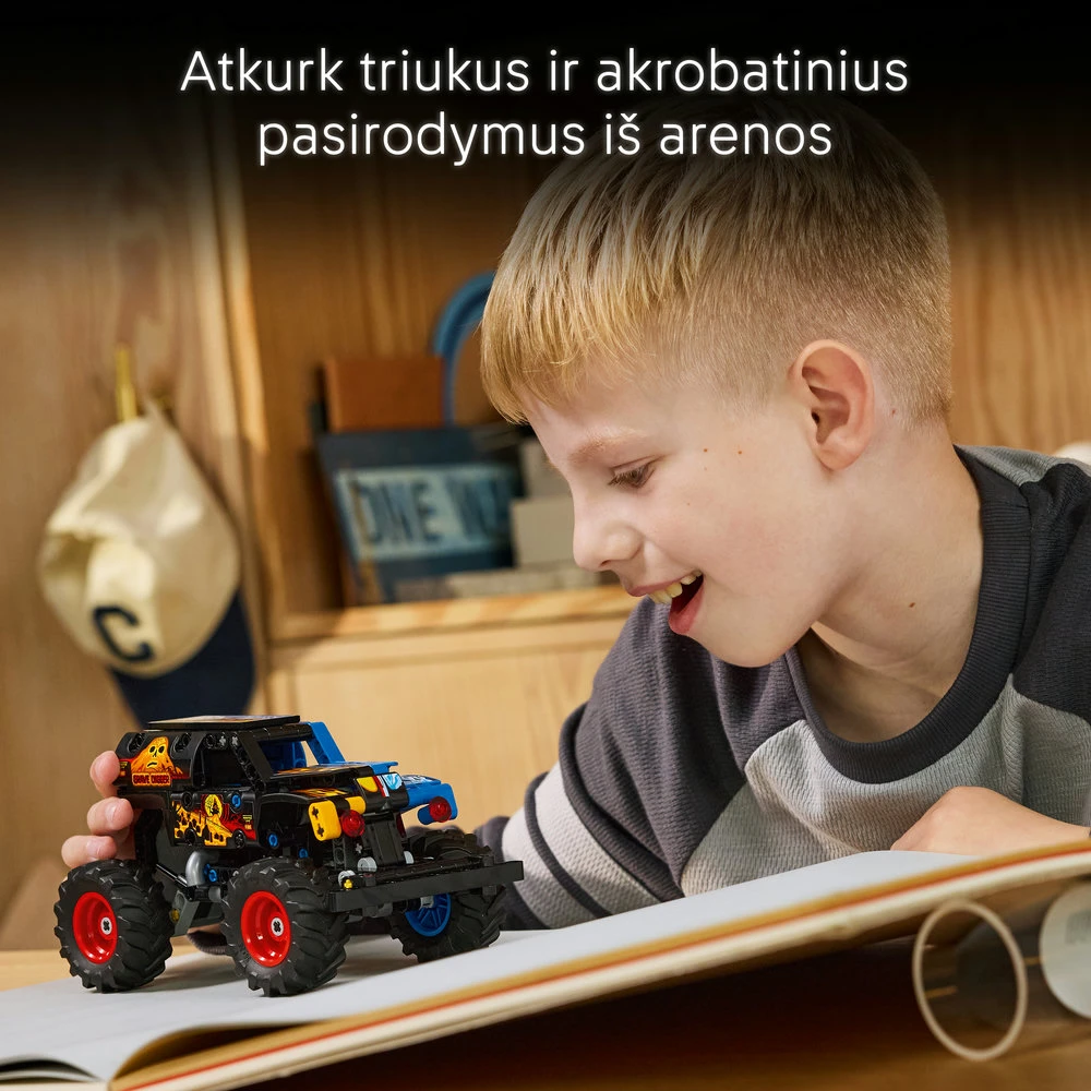 LEGO® Technic Monster Jam™ Grave Digger™ „Ugnis ir ledas“ 42219