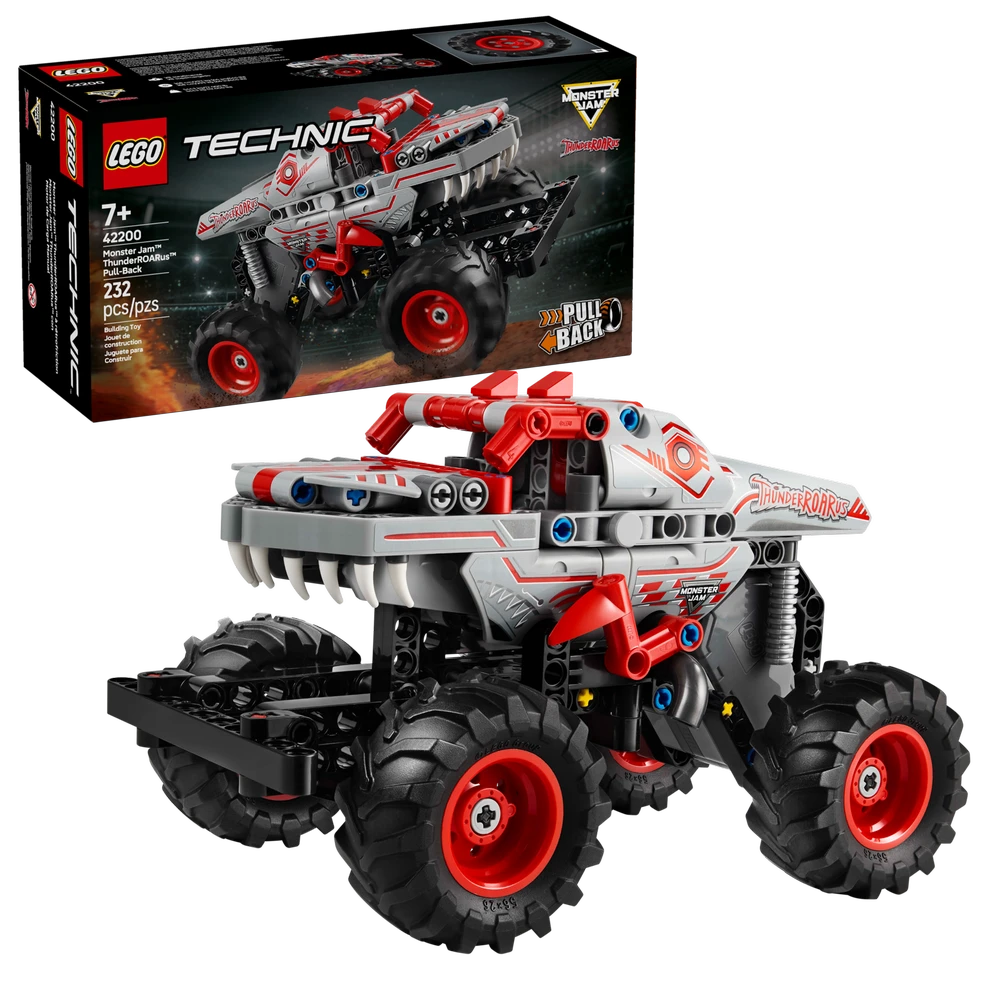 LEGO® Technic Monster Jam™ ThunderROARus™ su spyruokliniu mechanizmu (42200)