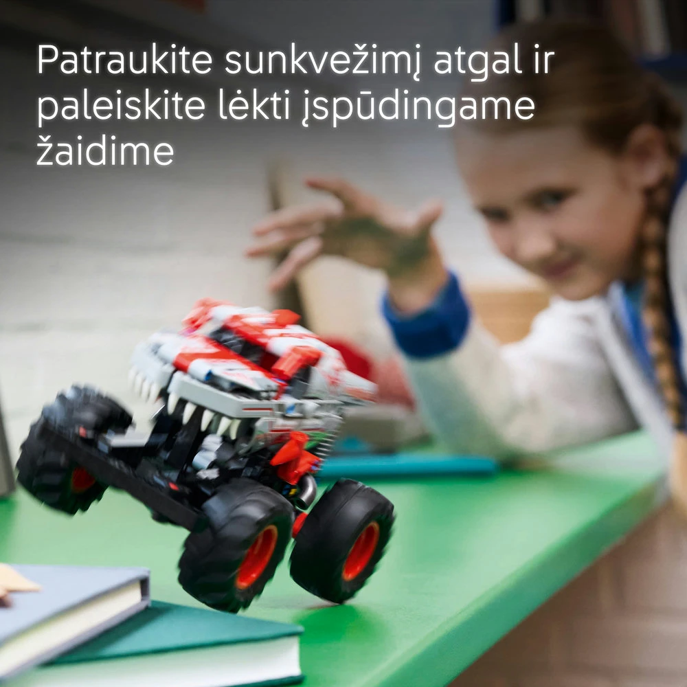 LEGO® Technic Monster Jam™ ThunderROARus™ su spyruokliniu mechanizmu (42200)