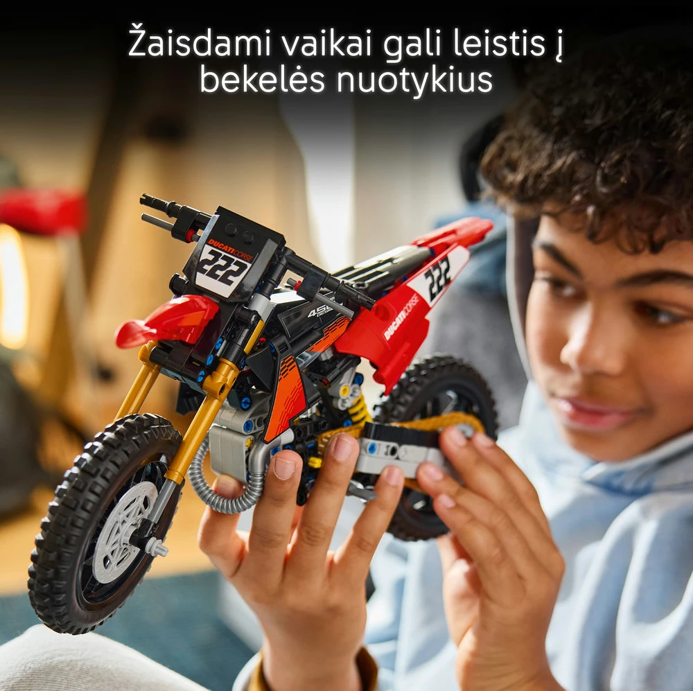 LEGO® Technic Motociklas „Ducati Desmo450 MX Factory“ 42238