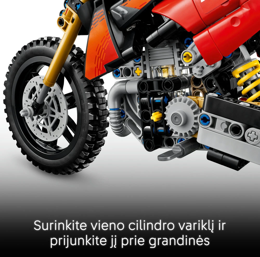 LEGO® Technic Motociklas „Ducati Desmo450 MX Factory“ 42238