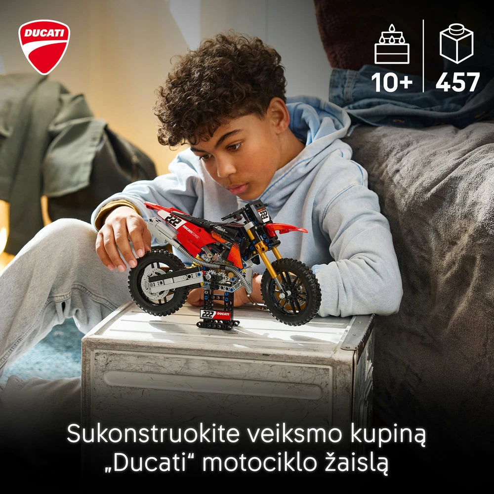 LEGO® Technic Motociklas „Ducati Desmo450 MX Factory“ 42238