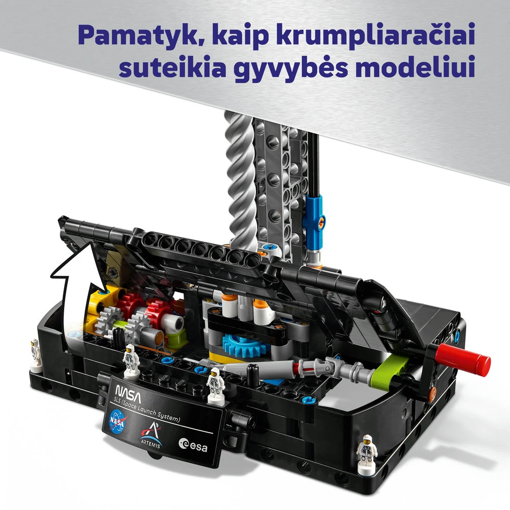 LEGO® Technic NASA paleidimo į kosmosą sistemos „Artemis“ raketa 42221