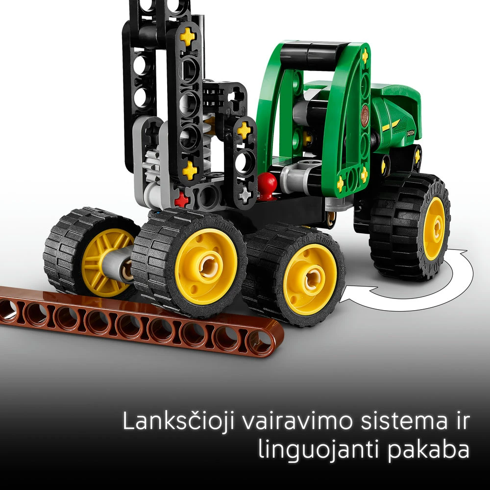 LEGO® Technic Ratinė medkirtė John Deere 1470H 42218
