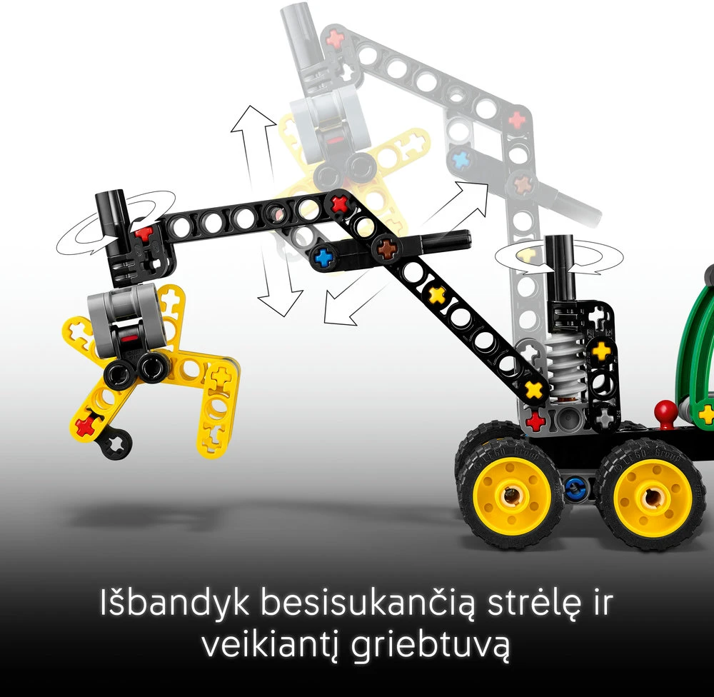 LEGO® Technic Ratinė medkirtė John Deere 1470H 42218