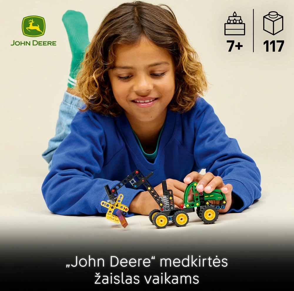 LEGO® Technic Ratinė medkirtė John Deere 1470H 42218