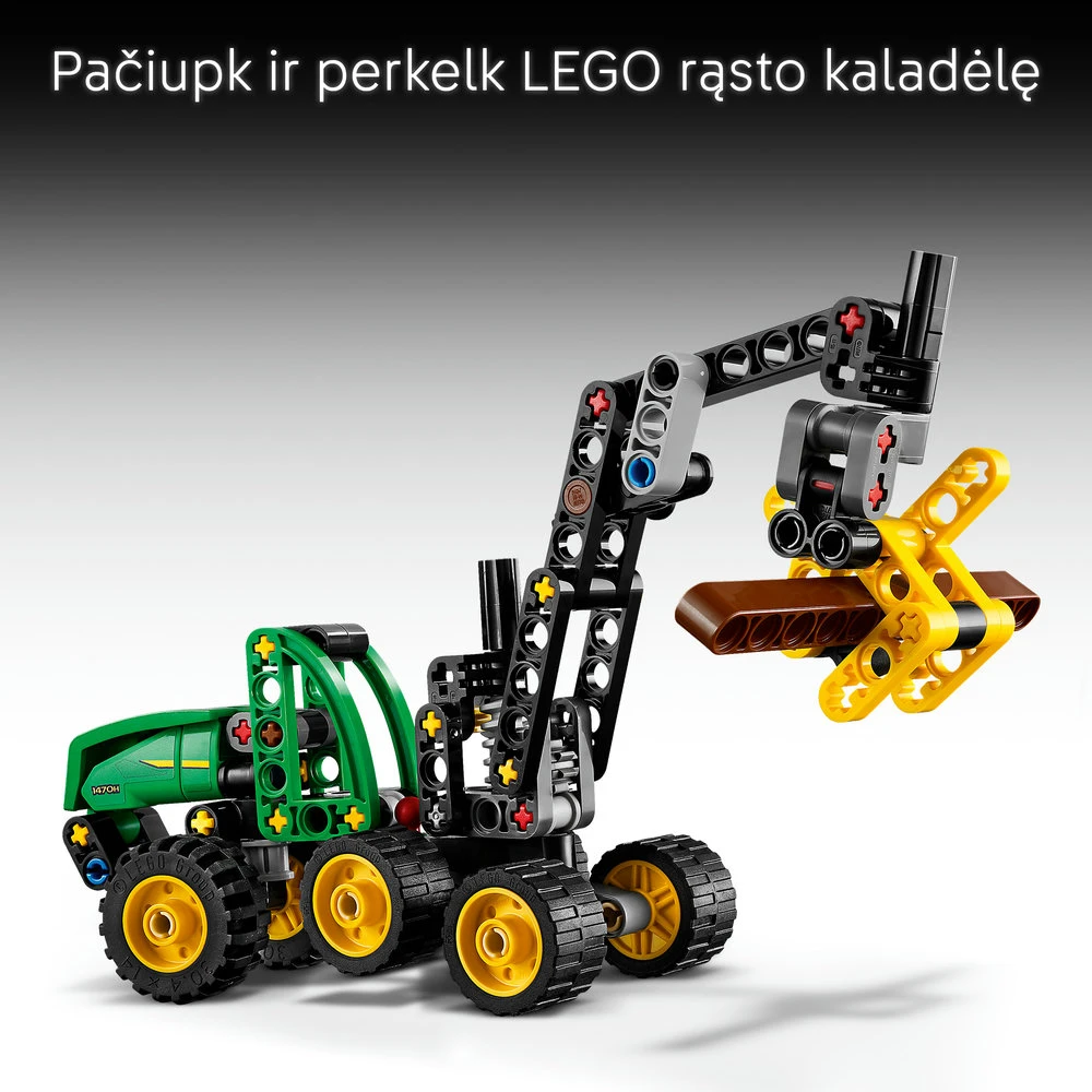 LEGO® Technic Ratinė medkirtė John Deere 1470H 42218