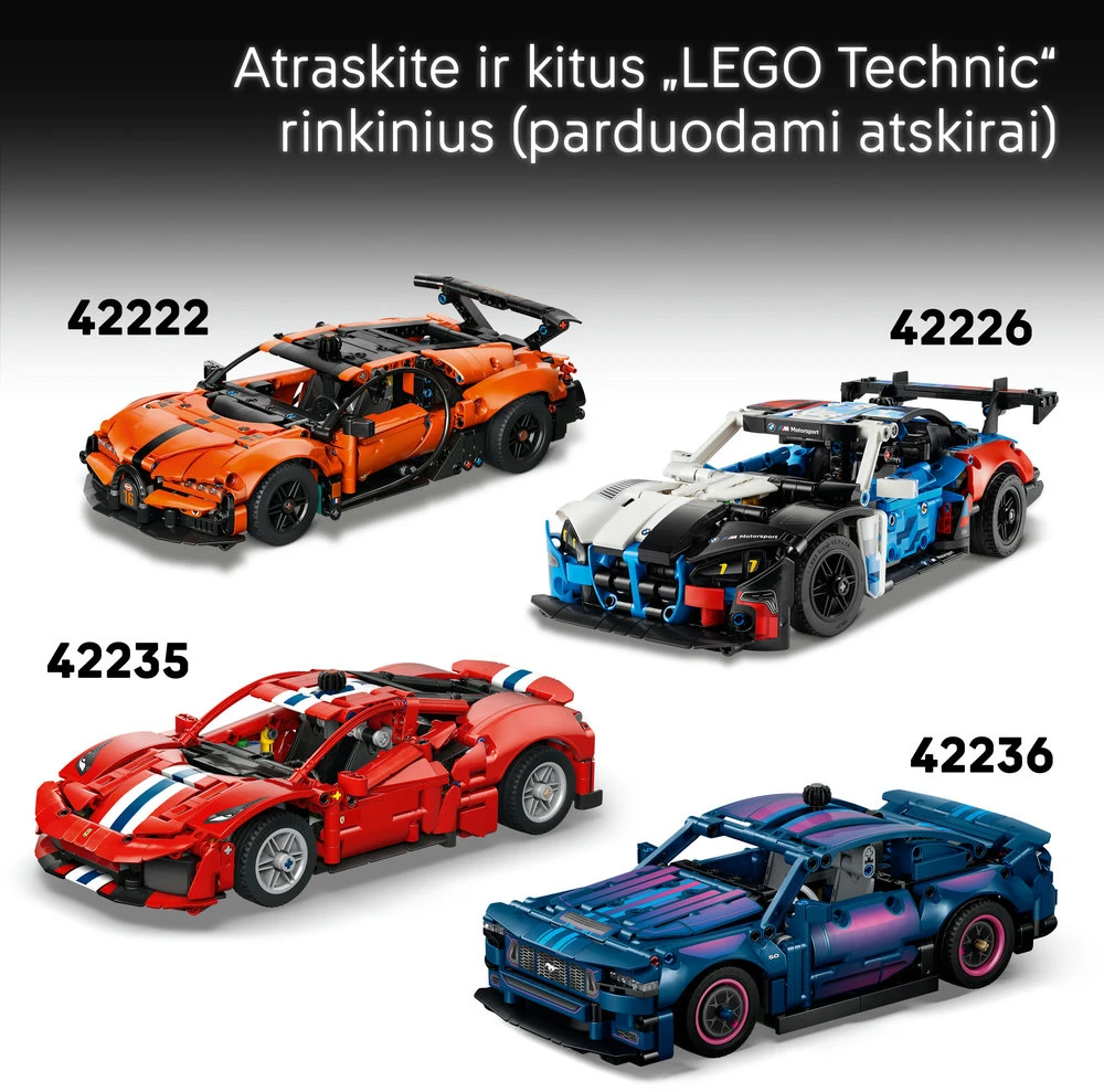 LEGO® Technic Sportinis automobilis „Dodge Viper GTS-R“ 42234