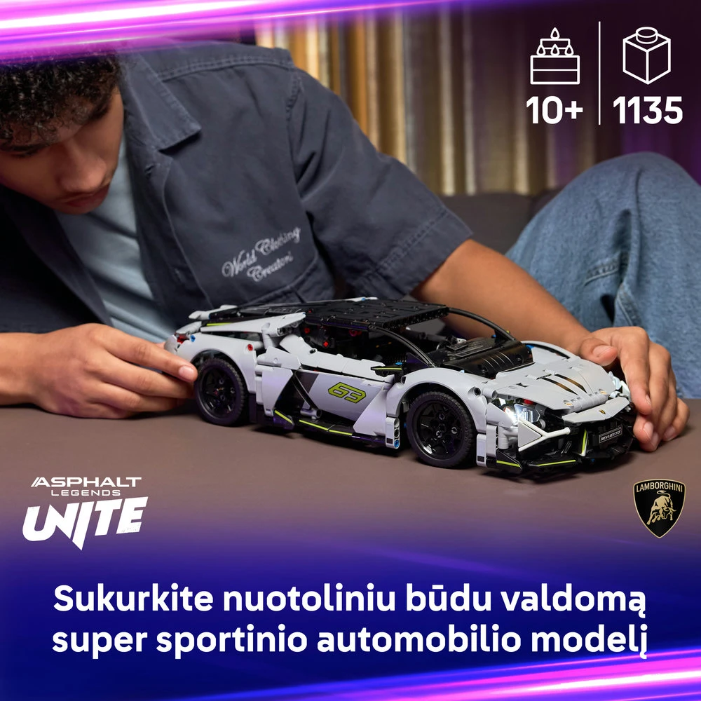LEGO Technic Sportinis superautomobilis Lamborghini Revuelto 42214