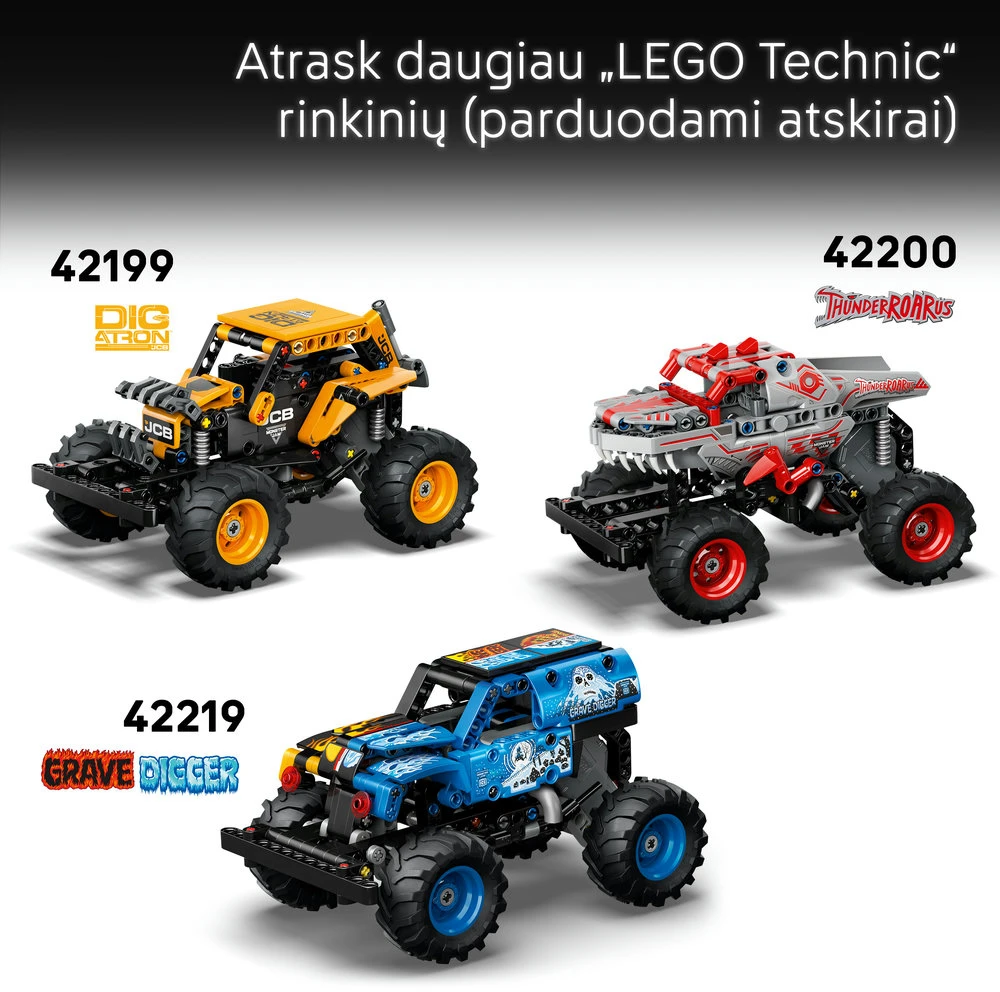 LEGO® Technic Spyruoklinis Monster Jam™ Sparkle Smash™ 42220