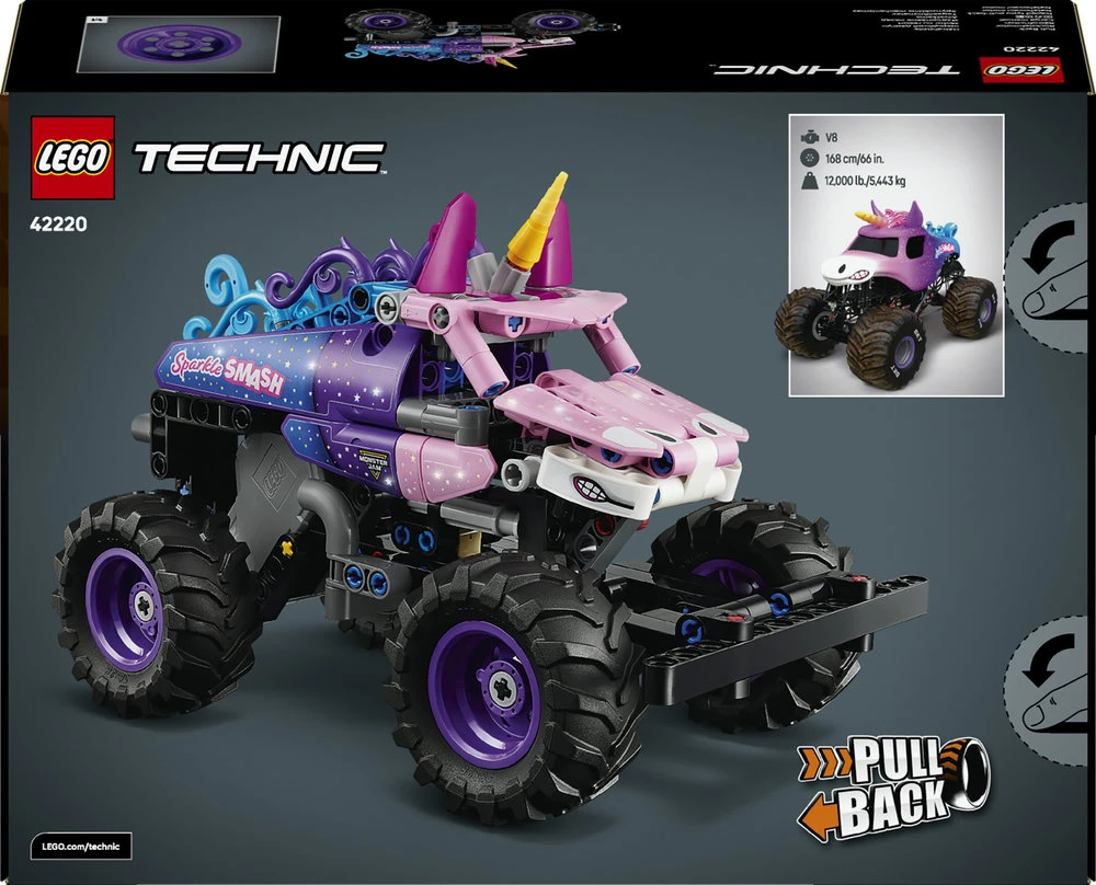LEGO® Technic Spyruoklinis Monster Jam™ Sparkle Smash™ 42220