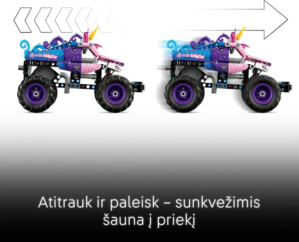 LEGO® Technic Spyruoklinis Monster Jam™ Sparkle Smash™ 42220