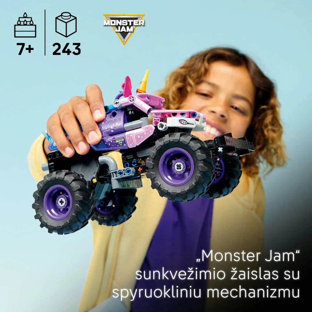 LEGO® Technic Spyruoklinis Monster Jam™ Sparkle Smash™ 42220