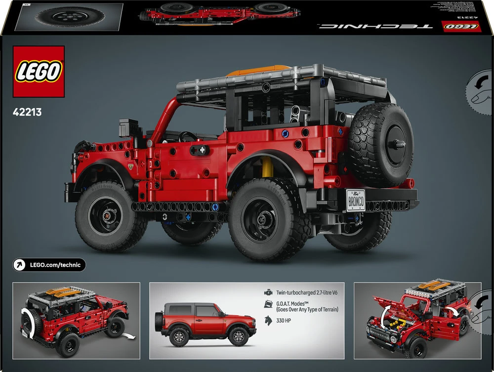 LEGO® Technic Visureigis Ford Bronco® STEM rinkinys 42213