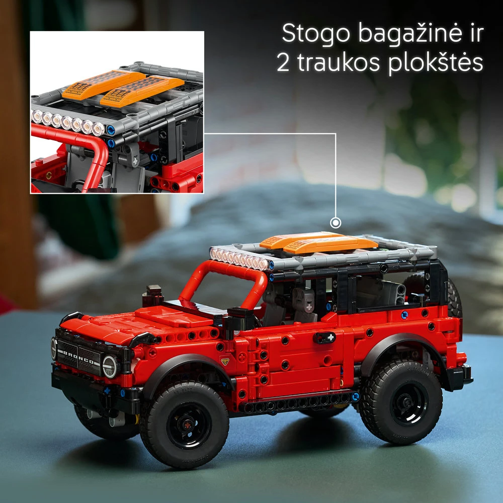 LEGO® Technic Visureigis Ford Bronco® STEM rinkinys 42213